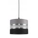 Chandelier on a string CORAL S 1xE27/60W/230V black and grey