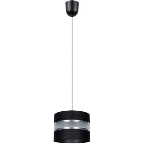 Chandelier on a string CORAL S 1xE27/60W/230V black