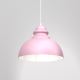 Chandelier on a string CORIN 1xE27/60W/230V pink