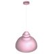 Chandelier on a string CORIN 1xE27/60W/230V pink