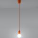 Chandelier on a string DIEGO 1xE27/60W/230V orange