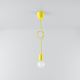 Chandelier on a string DIEGO 1xE27/60W/230V yellow