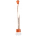 Chandelier on a string DIEGO 3xE27/60W/230V orange