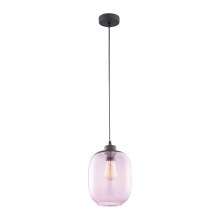 Chandelier on a string ELIO 1xE27/60W/230V pink