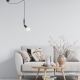 Chandelier on a string INA 1xE27/42W/230V black