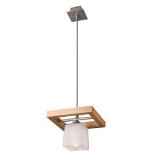Chandelier on a string MARTYNA 1xE14/40W/230V brown/beech