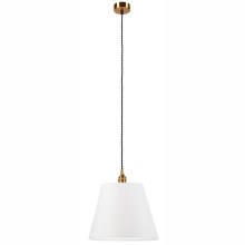 Chandelier on a string NELLY 1xE27/60W/230V white/copper