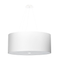 Chandelier on a string OTTO 5xE27/60W/230V d. 60 cm white