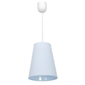 Chandelier on a string PINIO 1xE27/60W/230V blue