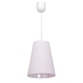 Chandelier on a string PINIO 1xE27/60W/230V pink