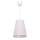 Chandelier on a string PINIO 1xE27/60W/230V pink