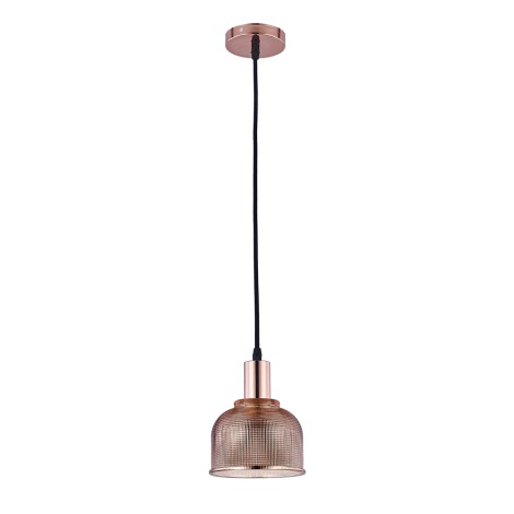 Chandelier on a string REFLECT 1xE27/15W/230V copper/rose gold
