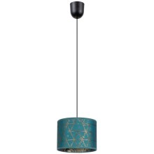 Chandelier on a string REZO 1xE27/60W/230V turquoise