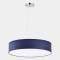 Chandelier on a string RONDO 4xE27/15W/230V blue