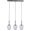 Chandelier on a string TANGO 3xE14/40W/230V clear
