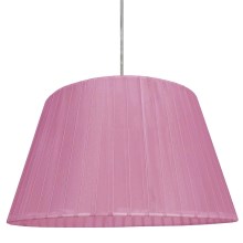 Chandelier on a string TIZIANO 1xE27/60W/230V pink