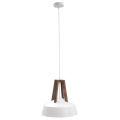 Chandelier on a string TRIXI 1xE27/60W/230V white/brown