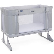 Chicco - Baby crib NEXT2ME FOREVER light grey