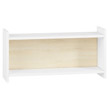 Chidren's wall shelf BUBO 35x72 cm white/beige