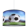 Children chandelier on a string FOOTBALL 1xE27/60W/230V