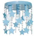 Children's ceiling light ELZA stars 3xE27/60W/230V blue