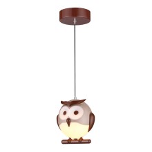 Children's chandelier 1xE14/10W/230V owl