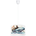 Children's chandelier OCEAN 1xE27/60W/230V