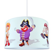 Children's chandelier PIRATEES 1xE27/60W/230V