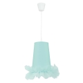 Children's pendant chandelier on a wire BALLET 1xE27/40W/230V blue