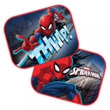 Children's sun blind with suction cup 2 pcs SPIDERMAN