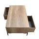 Coffee table 42x103 cm brown