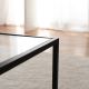 Coffee table ASTRO 40x90 cm black