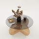 Coffee table BUBBLE 35x75 cm brown/black
