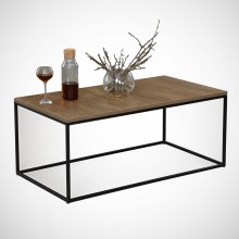 Coffee table COSCO 43x95 cm brown/black