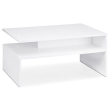 Coffee table DELCHI 45x90 cm white