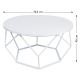 Coffee table DIAMOND 40x70 cm white