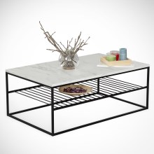 Coffee table ETNA 43x95 cm grey/black