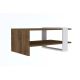 Coffee table GAYE 35x80 cm brown/white