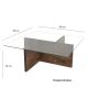 Coffee table GLORY 35x90 cm pine