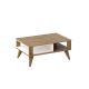 Coffee table IONIS 40x90 cm brown/white