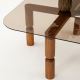 Coffee table KEI 40x80 cm brown/bronze