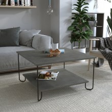 Coffee table MARBO 45x80 cm grey