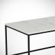 Coffee table MARMO 43x95 cm black/white