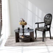 Coffee table MONDO 40x75 cm pine/black