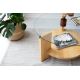 Coffee table MONDO 40x75 cm pine/clear