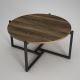 Coffee table NOCE 36,3x68 cm brown/black