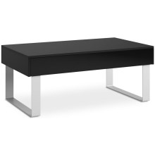 Coffee table PAVO 45x110 cm shiny black