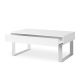 Coffee table PAVO 45x110 cm shiny white