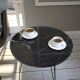 Coffee table SANDALF 44x40 black