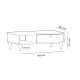 Coffee table SILVER 33x90 cm anthracite/beige